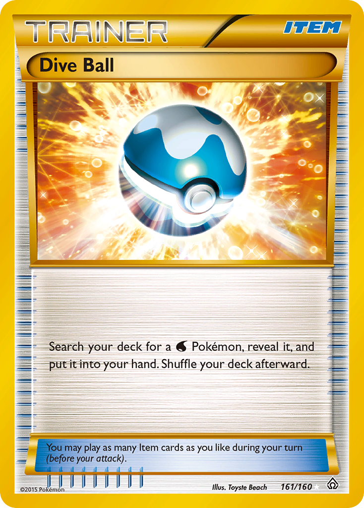 Primal Clash Dive Ball #161/160